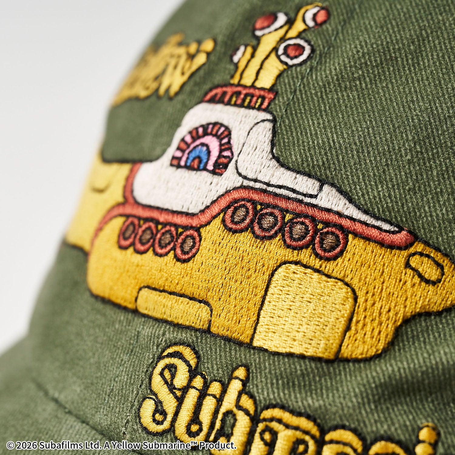 ザ・ビートルズ YELLOWSUBMARINE 刺繍キャップ
