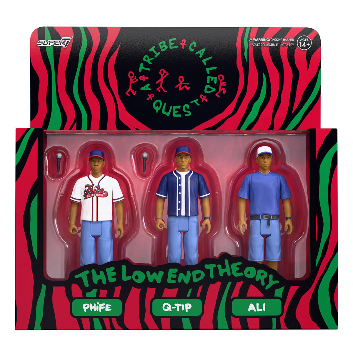 A TRIBE CALLED QUEST ア・トライブ・コールド・クエスト: The Low End Theory 3PK(SUPER7)リ・アクション
