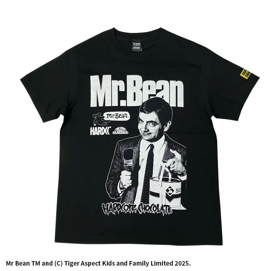Mr.ビーン ペンキ塗りたて！グラフィックTシャツ(ドリフトブラック)