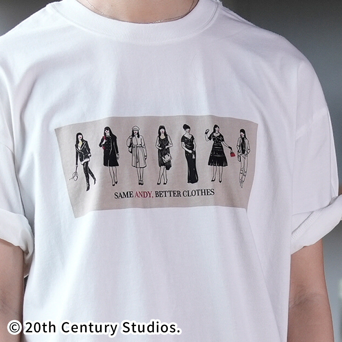 「プラダを着た悪魔」/ Tシャツ　頑張るアンディ