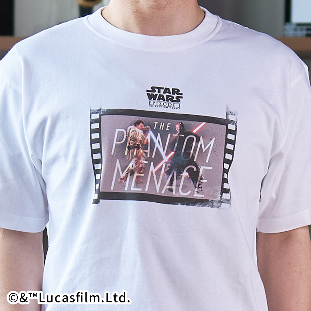 「スター・ウォーズ」ライトセーバーデュエル　Tシャツ　エピソード1