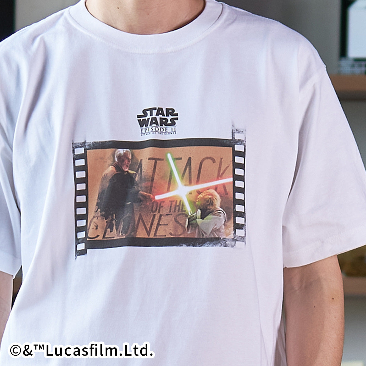 「スター・ウォーズ」ライトセーバーデュエル　Tシャツ　エピソード2