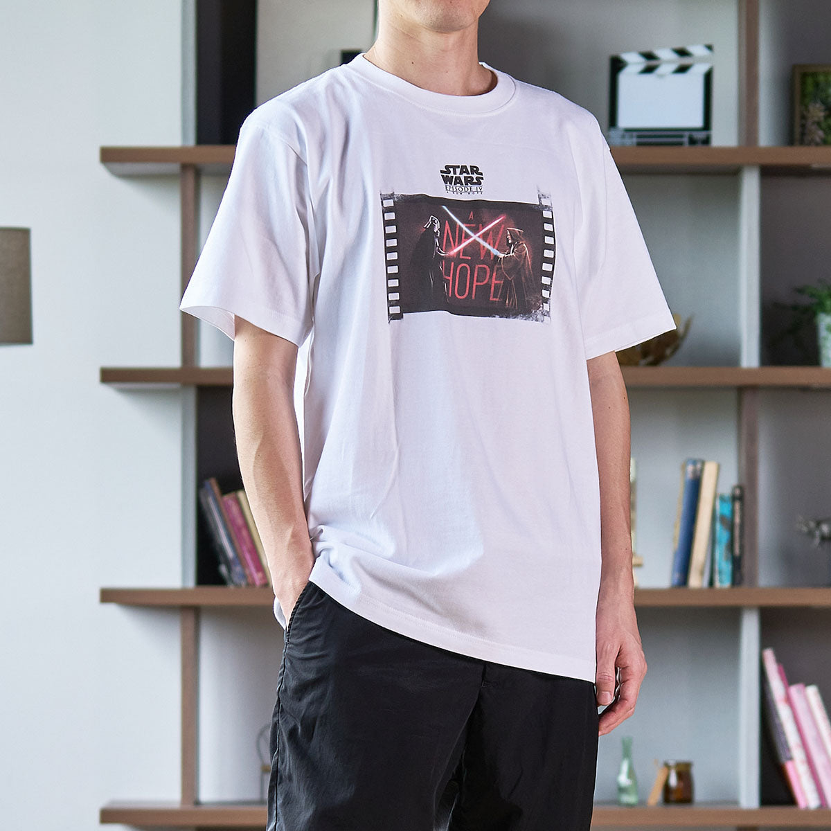 スターウォーズ　100セット限定　Tシャツと缶　Lサイズ　ライトセーバー　パルコ スター・ウォーズ」ライトセーバーデュエル Tシャツ エピソード4