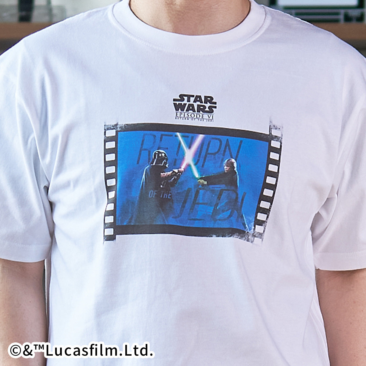 「スター・ウォーズ」ライトセーバーデュエル　Tシャツ　エピソード6
