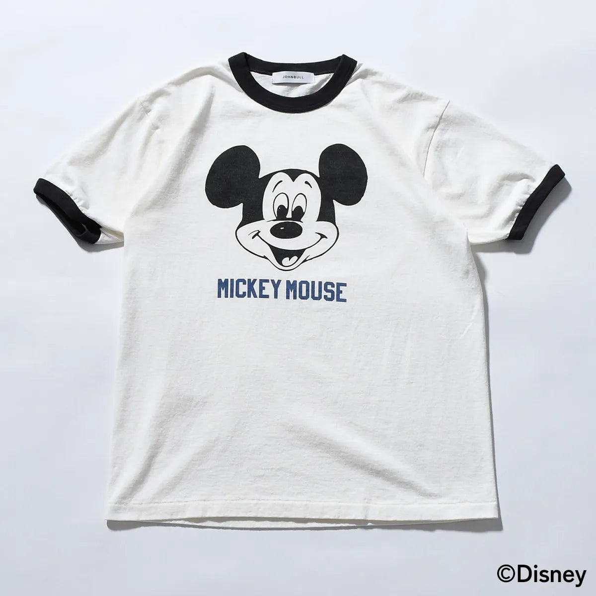 ミッキーマウス　リンガーTシャツ