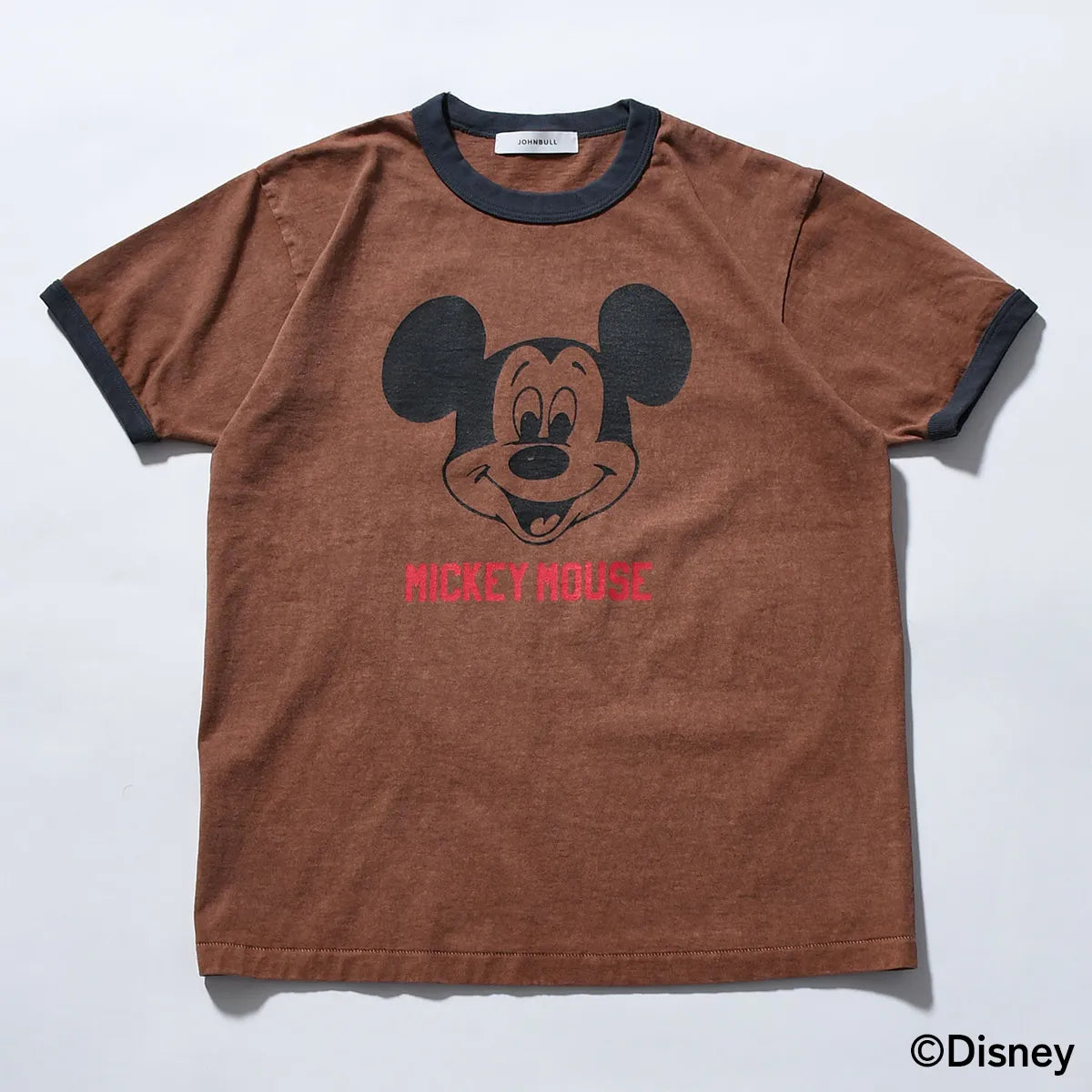 ミッキーマウス　リンガーTシャツ