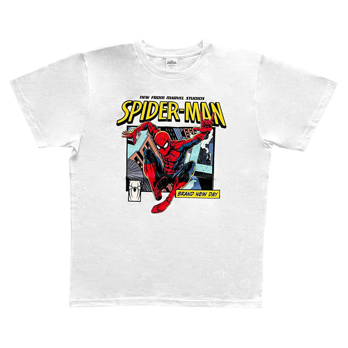 「スパイダーマン:ブランド・ニュー・デイ」　Tシャツ　ホワイト (マーベル)