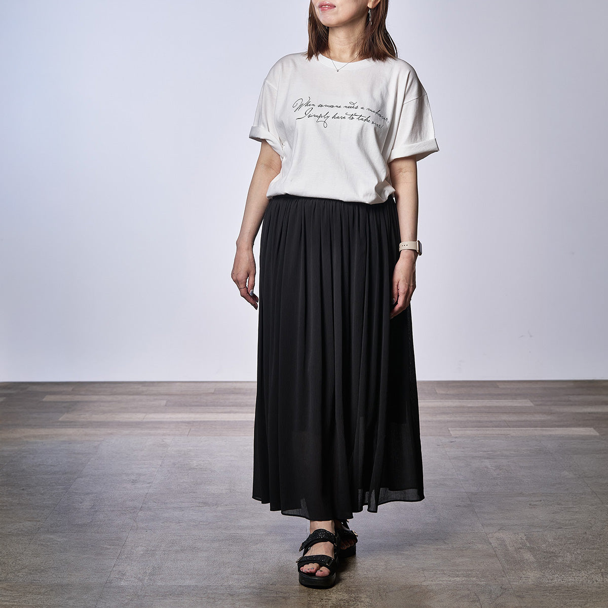 158cm女性　Lサイズ着用