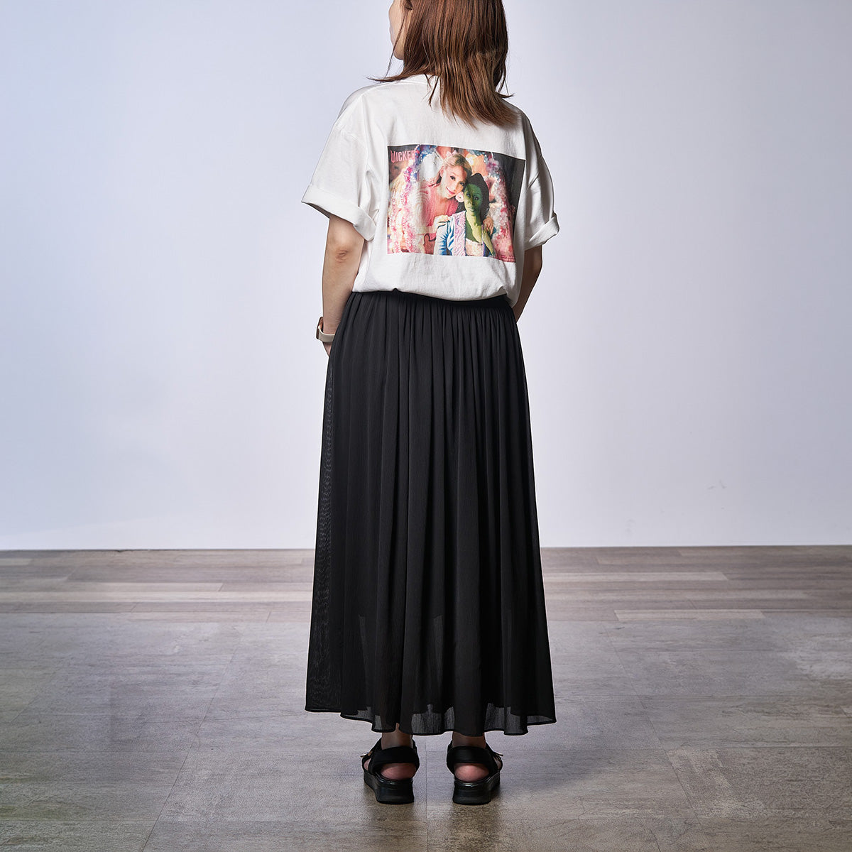 158cm女性　Lサイズ着用
