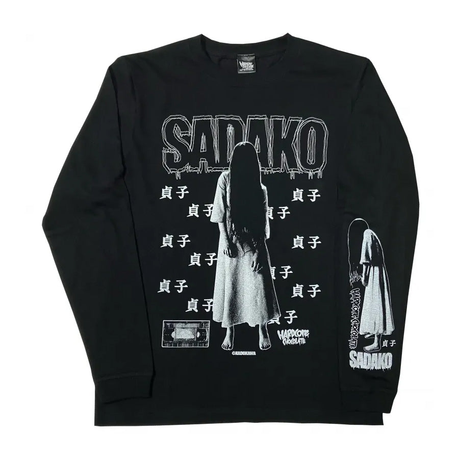 貞子」 呪いブラック ロングスリーブTシャツ | WOWOW百貨店