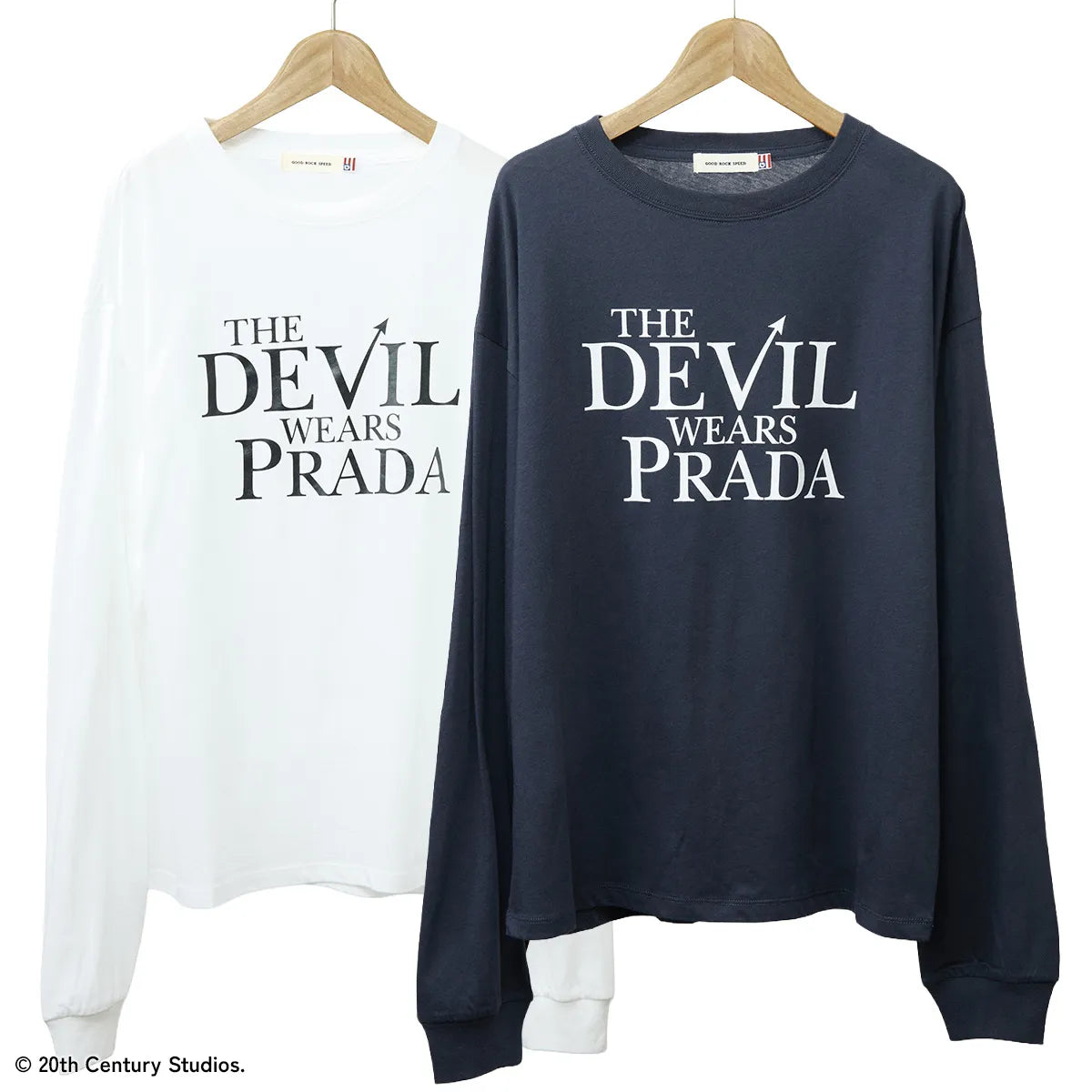 『プラダを着た悪魔』タイトルロゴ　ロングスリーブTシャツ