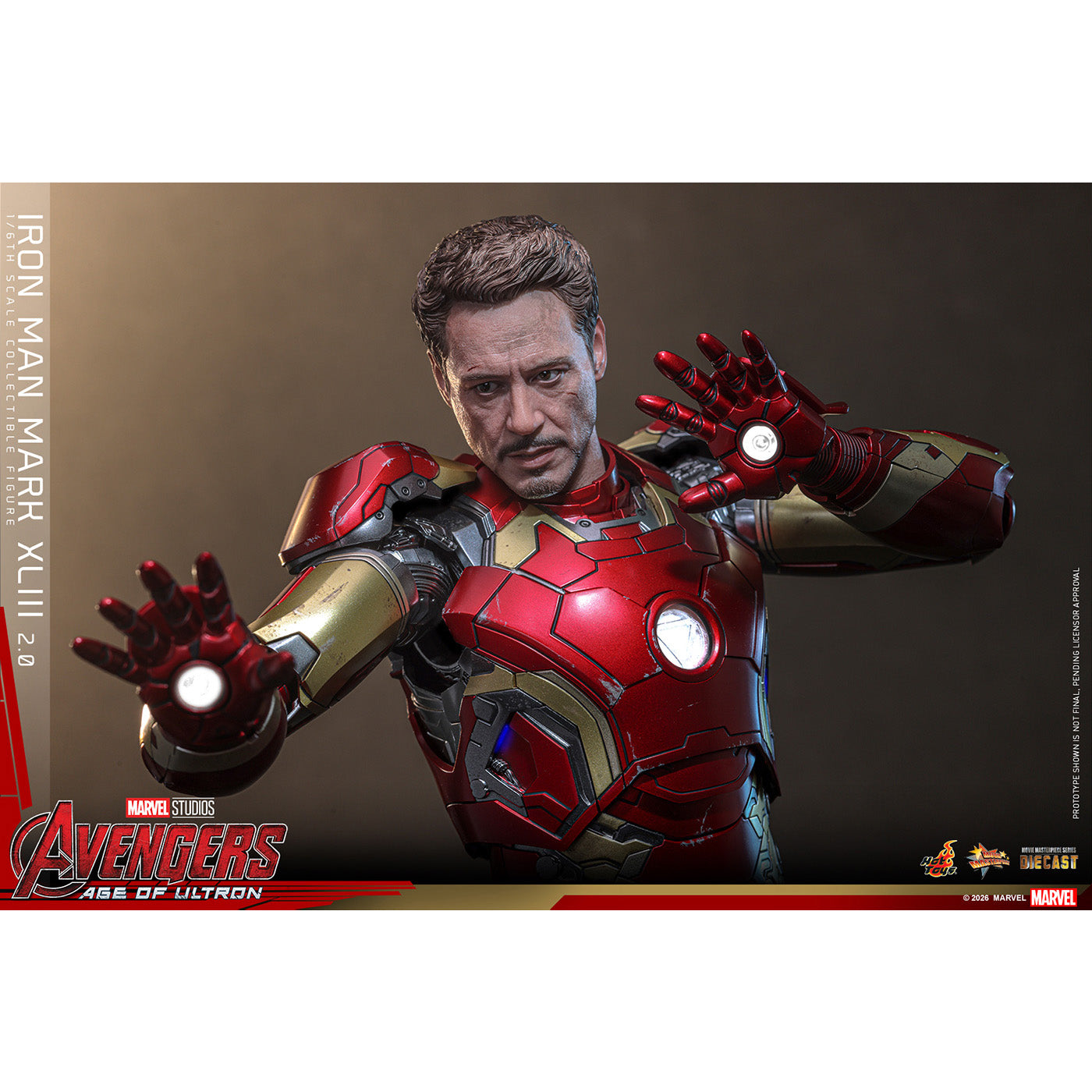 【マーベル／MARVEL】映画『アベンジャーズ／エイジ・オブ・ウルトロン』【ムービー・マスターピース DIECAST】『アベンジャーズ／エイジ・オブ・ウルトロン』1/6スケールフィギュア　アイアンマン・マーク43（2.0版）