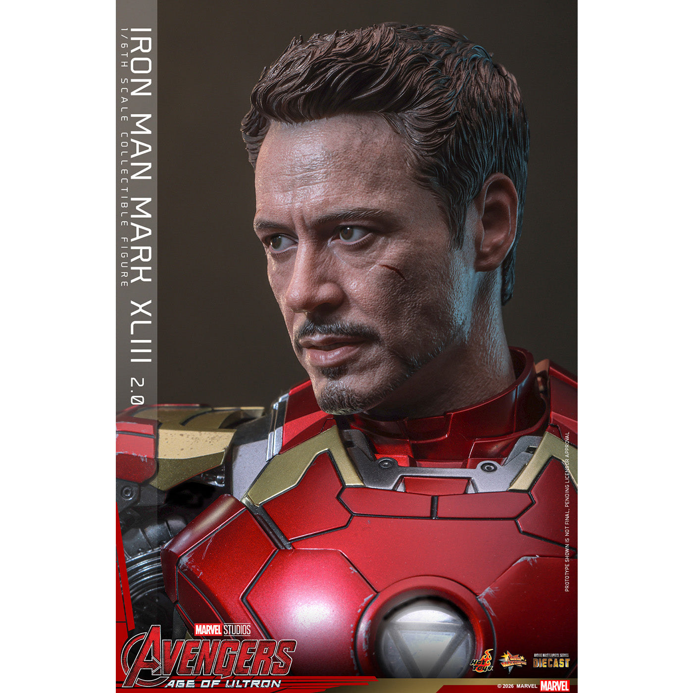 【マーベル／MARVEL】映画『アベンジャーズ／エイジ・オブ・ウルトロン』【ムービー・マスターピース DIECAST】『アベンジャーズ／エイジ・オブ・ウルトロン』1/6スケールフィギュア　アイアンマン・マーク43（2.0版）