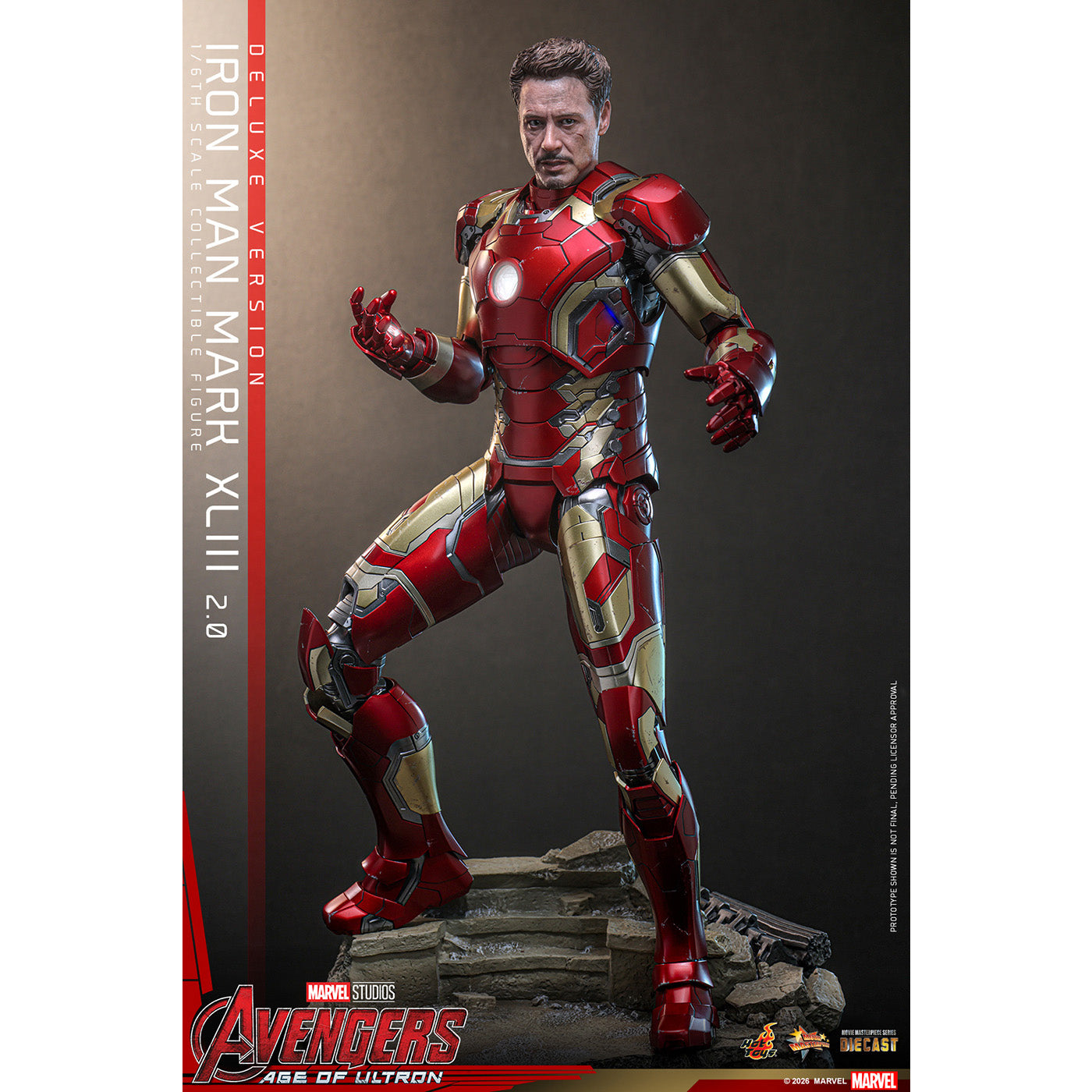 【マーベル／MARVEL】映画『アベンジャーズ／エイジ・オブ・ウルトロン』【ムービー・マスターピース DIECAST】1/6スケールフィギュア　アイアンマン・マーク43（2.0／デラックス版）