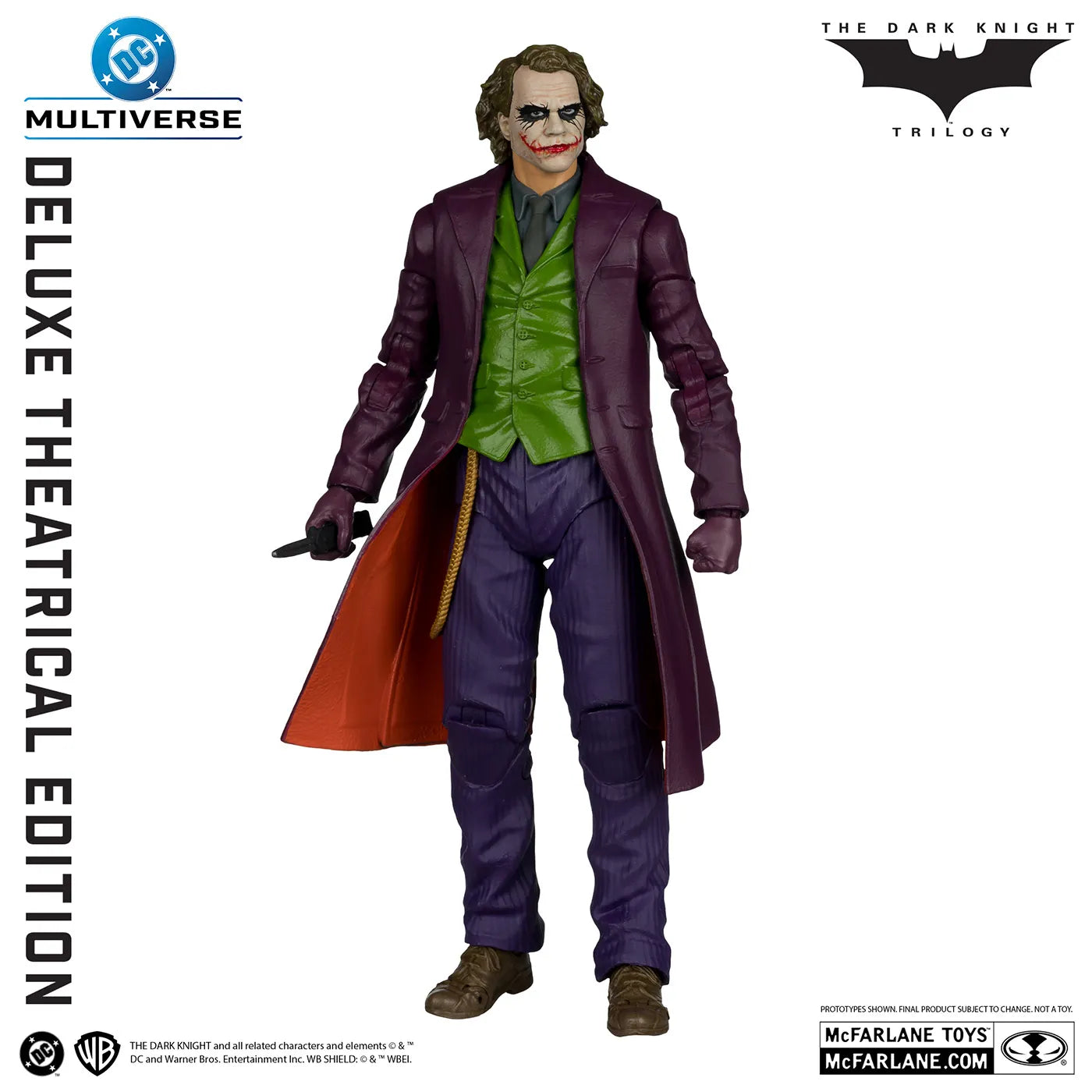 「ダークナイト・トリロジー」 ジョーカー 7インチ・アクションフィギュア(デラックス・シアトリカル・エディション DCマルチバース）