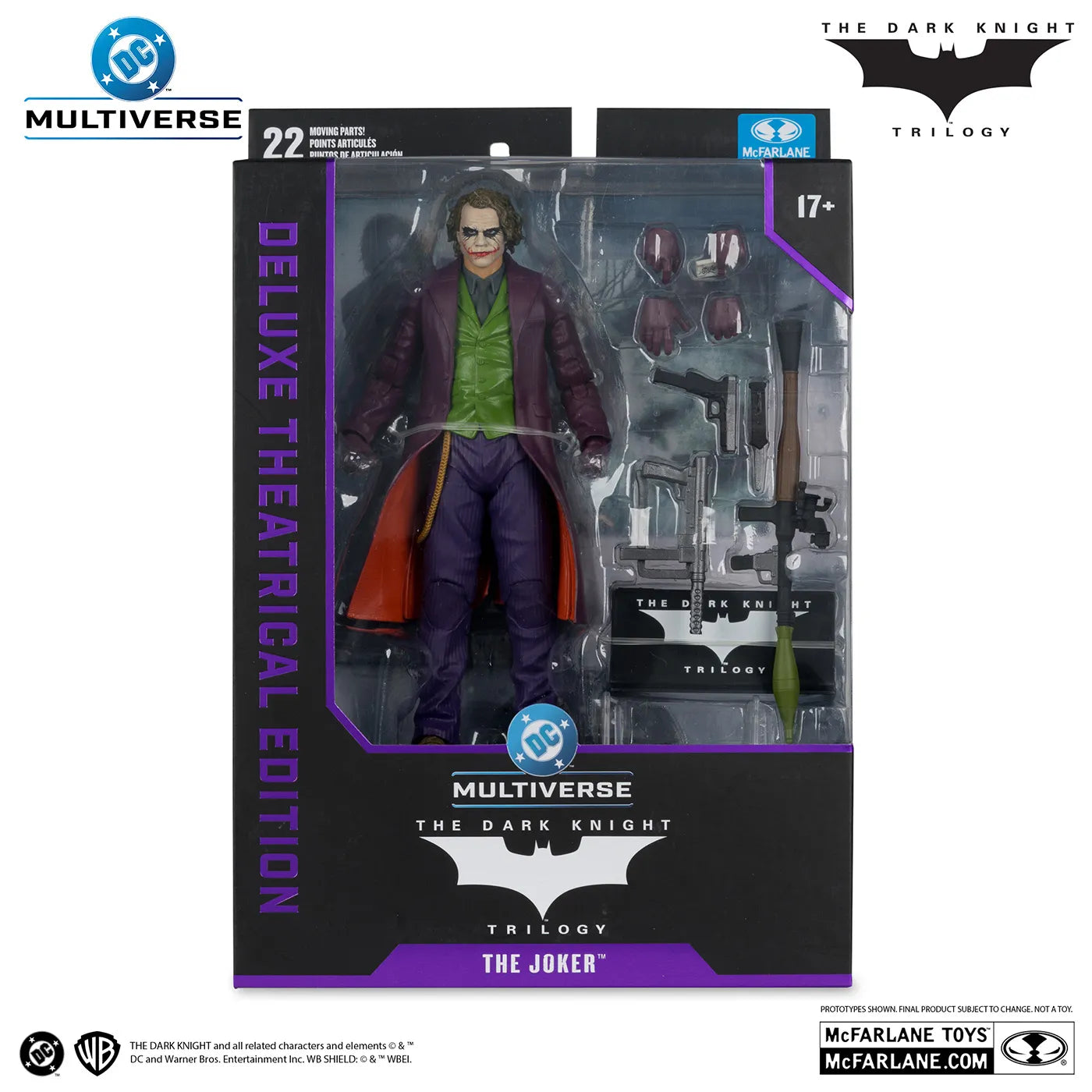 「ダークナイト・トリロジー」 ジョーカー 7インチ・アクションフィギュア(デラックス・シアトリカル・エディション DCマルチバース）