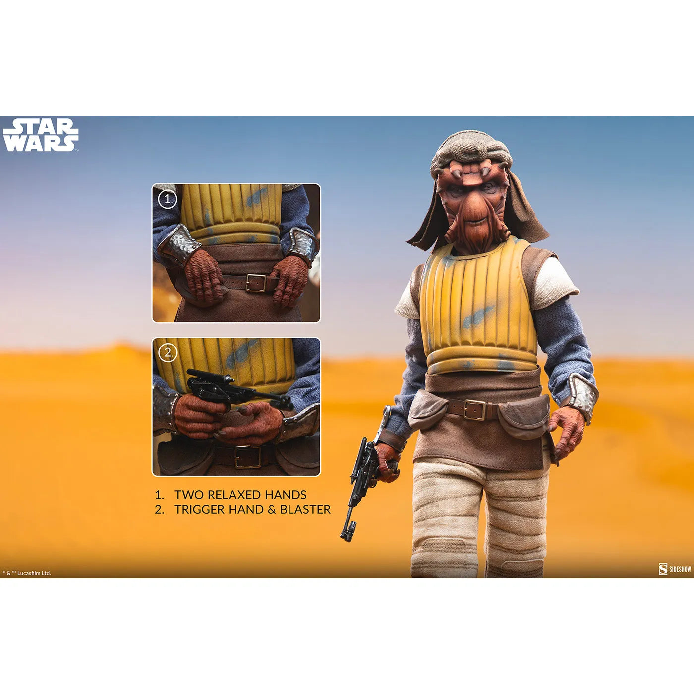 「スター・ウォーズ」 ヴィザム 1/6スケールフィギュア(スカム＆ヴィラニー・オブ・スター・ウォーズ)