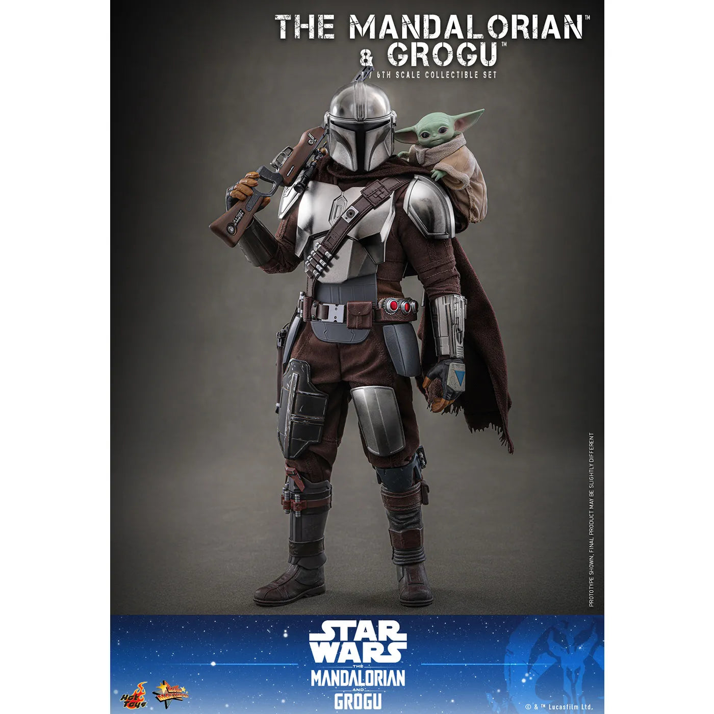 「スター・ウォーズ」 マンダロリアン＆グローグー 1/6スケールフィギュア (マンダロリアン・アンド・グローグー ムービー・マスターピース)