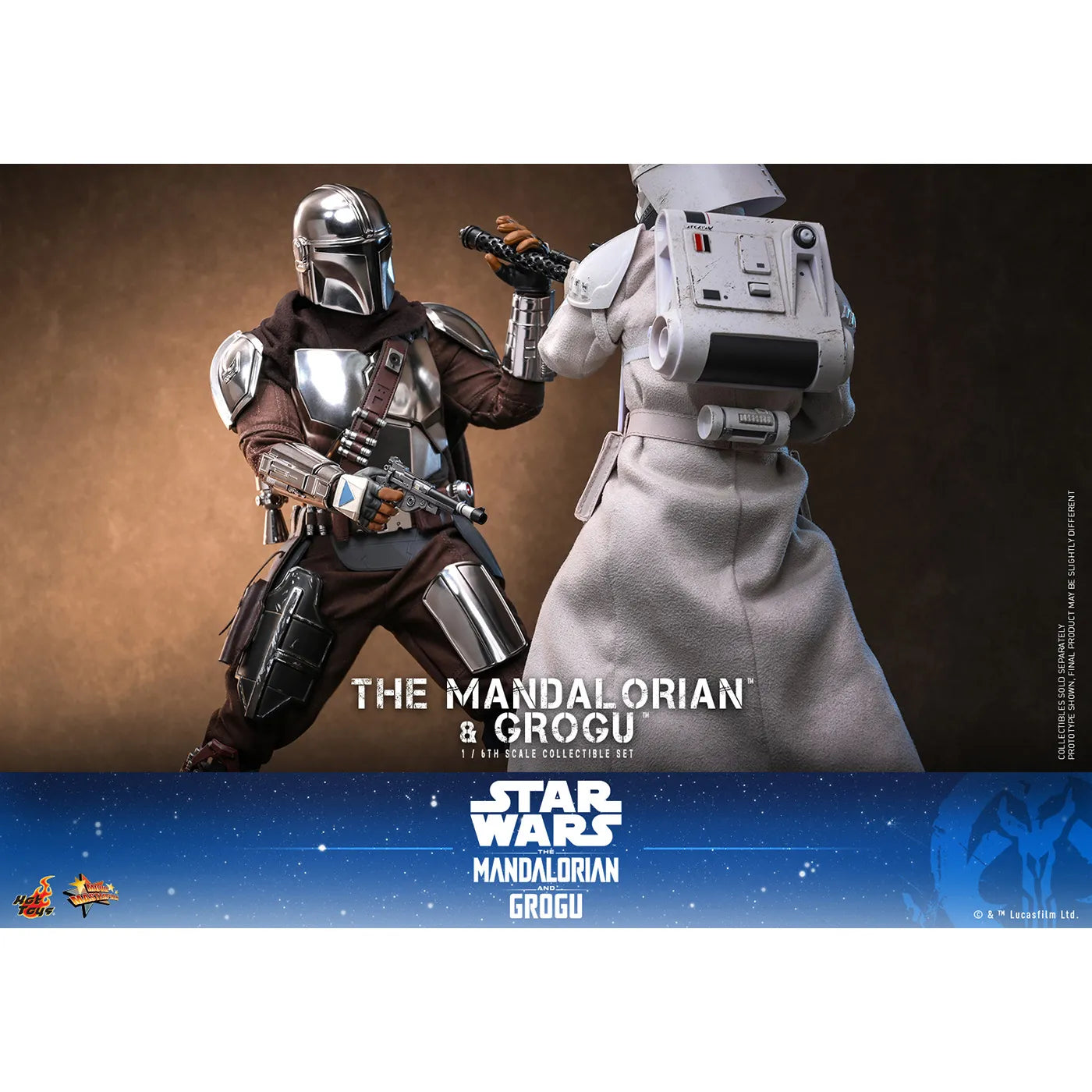 「スター・ウォーズ」 マンダロリアン＆グローグー 1/6スケールフィギュア (マンダロリアン・アンド・グローグー ムービー・マスターピース)