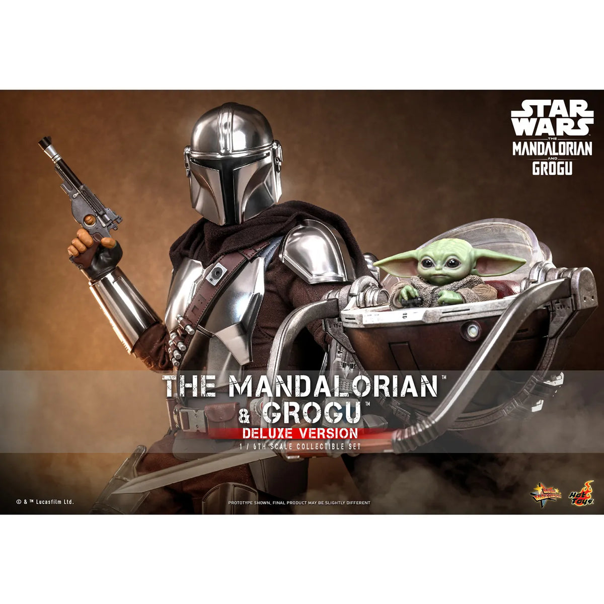 スター・ウォーズ」 マンダロリアン＆グローグー 1/6スケール