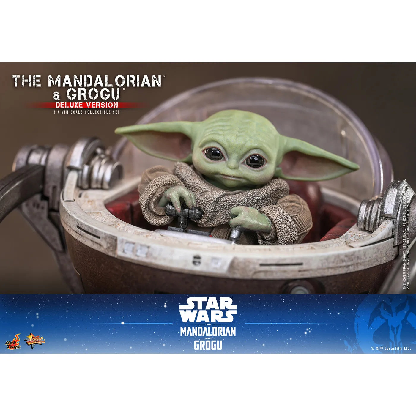 「スター・ウォーズ」 マンダロリアン＆グローグー 1/6スケールフィギュア (マンダロリアン・アンド・グローグー ムービー・マスターピース デラックス版)