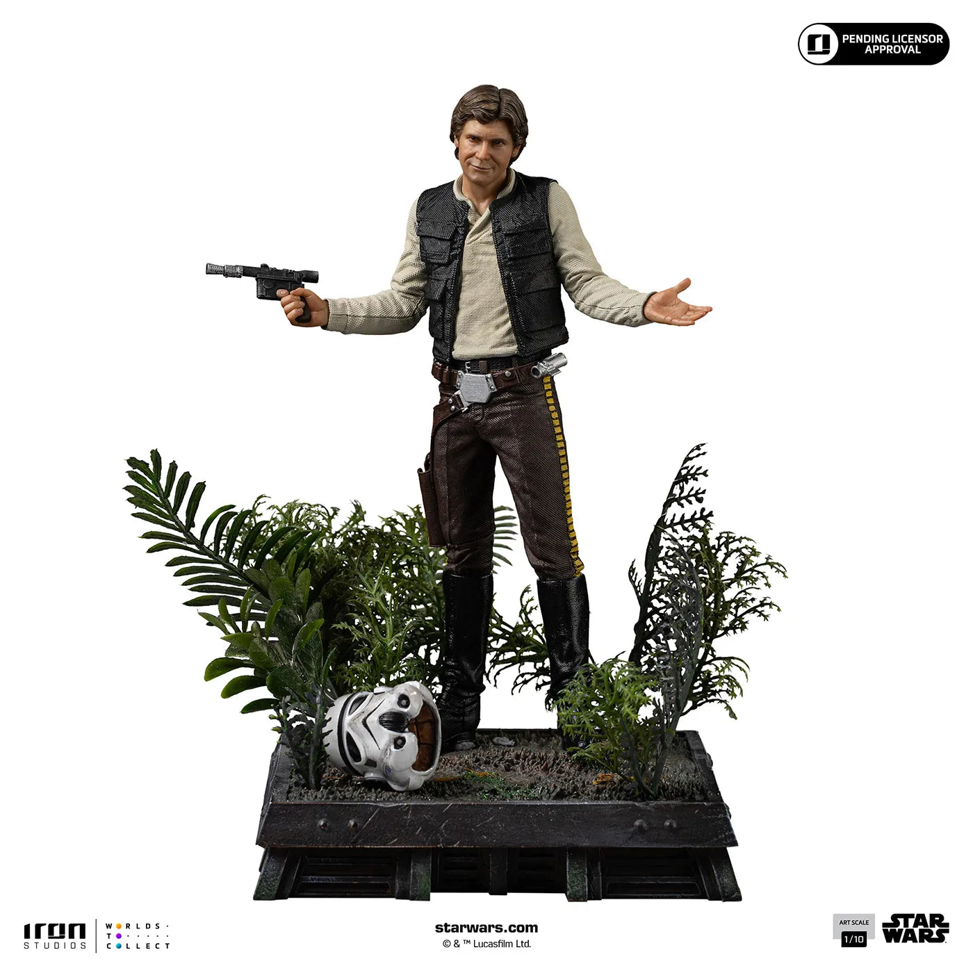 希少 スターウォーズ(ハン・ソロ)ハミルトンコレクション限定プレート 希少 スターウォーズ(ハン・ソロ)ハミルトンコレクション限定プレート