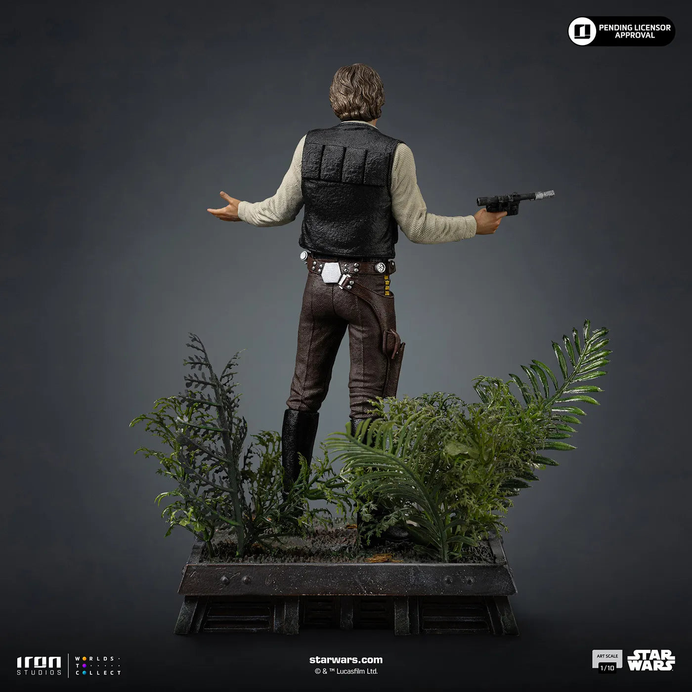 「スター・ウォーズ」 ハン・ソロ 1/10スケールフィギュア (エピソード6／ジェダイの帰還 アイアン・スタジオ　スタチュー)