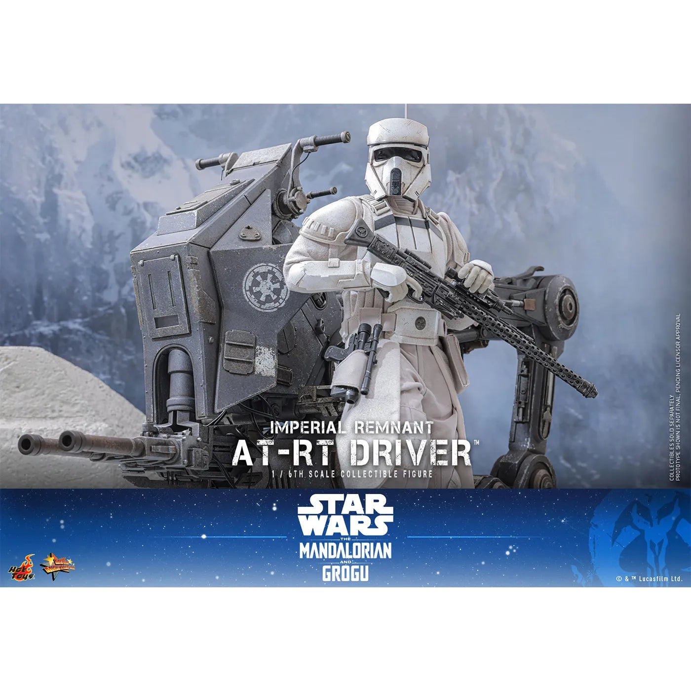 「スター・ウォーズ／マンダロリアン・アンド・グローグー」1/6スケールフィギュア　インペリアル・レムナント AT-RTドライバー（ムービー・マスターピース）
