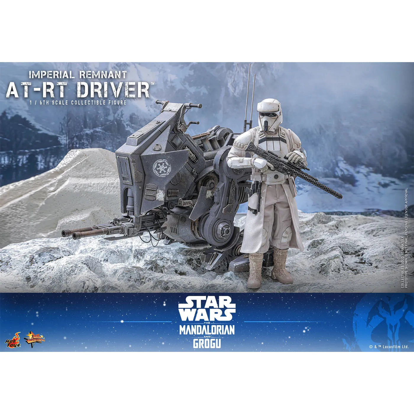 「スター・ウォーズ／マンダロリアン・アンド・グローグー」1/6スケールフィギュア　インペリアル・レムナント AT-RTドライバー（ムービー・マスターピース）