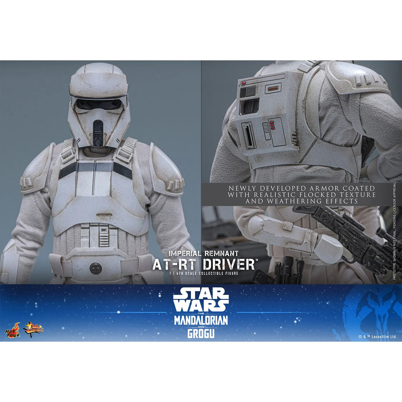「スター・ウォーズ／マンダロリアン・アンド・グローグー」1/6スケールフィギュア　インペリアル・レムナント AT-RTドライバー（ムービー・マスターピース）