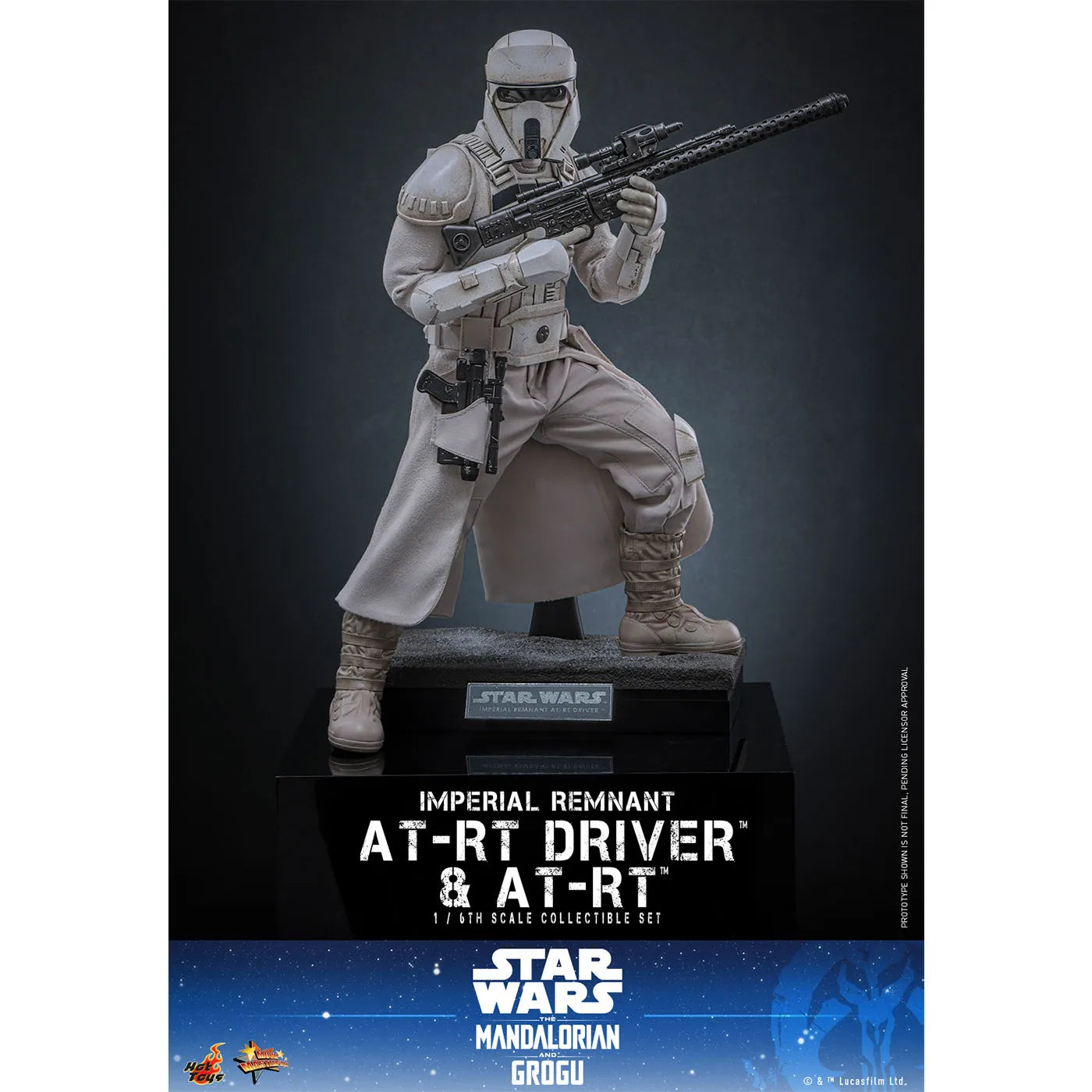 「スター・ウォーズ／マンダロリアン・アンド・グローグー」1/6スケールフィギュア　インペリアル・レムナント AT-RTドライバー＆AT-RT（ムービー・マスターピース）