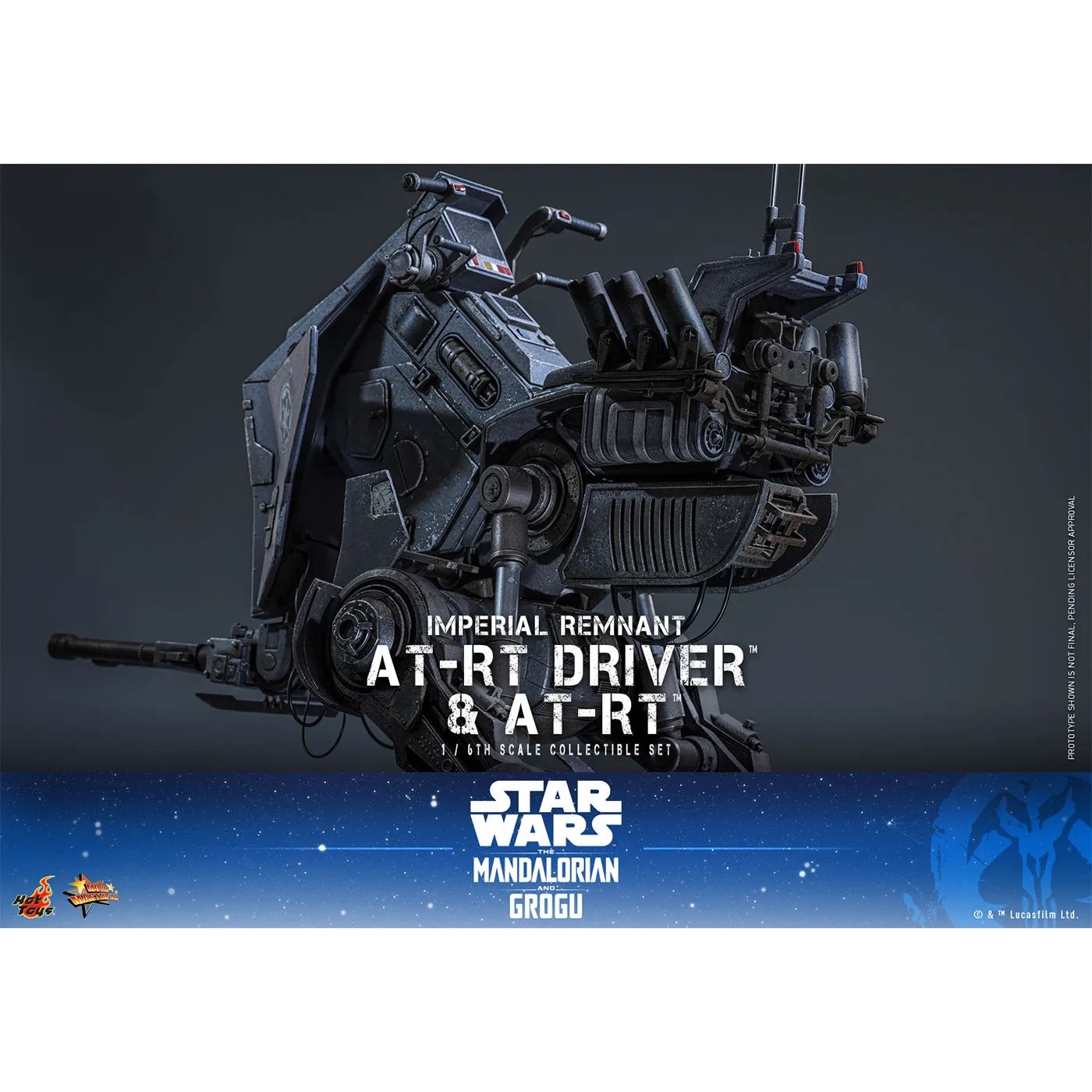 「スター・ウォーズ／マンダロリアン・アンド・グローグー」1/6スケールフィギュア　インペリアル・レムナント AT-RTドライバー＆AT-RT（ムービー・マスターピース）
