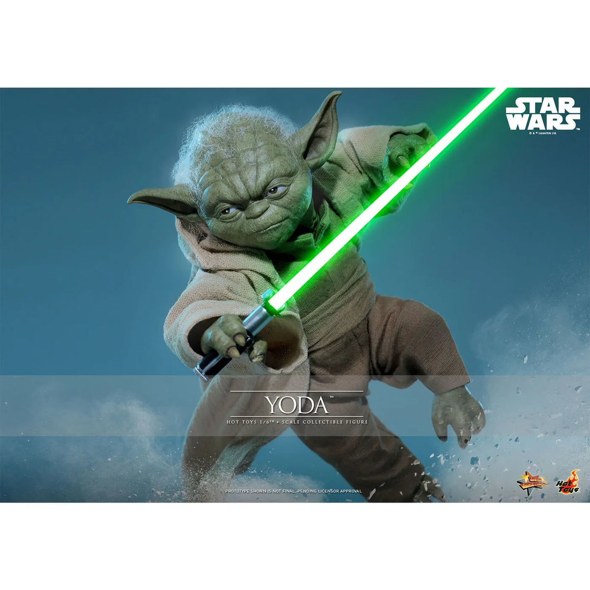 スター・ウォーズ」1/6スケールフィギュア ヨーダ（ムービー