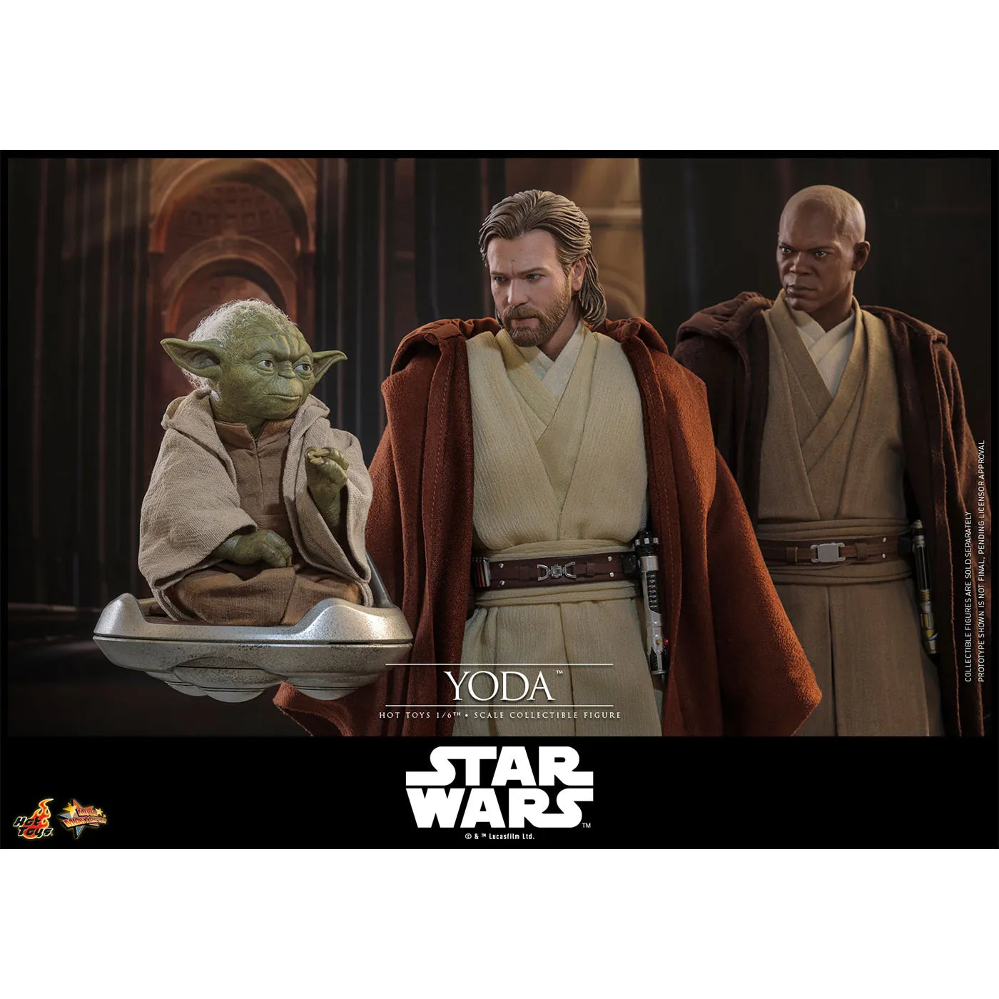「スター・ウォーズ」1/6スケールフィギュア　ヨーダ（ムービーマスターピース スター・ウォーズ エピソード3／シスの復讐）