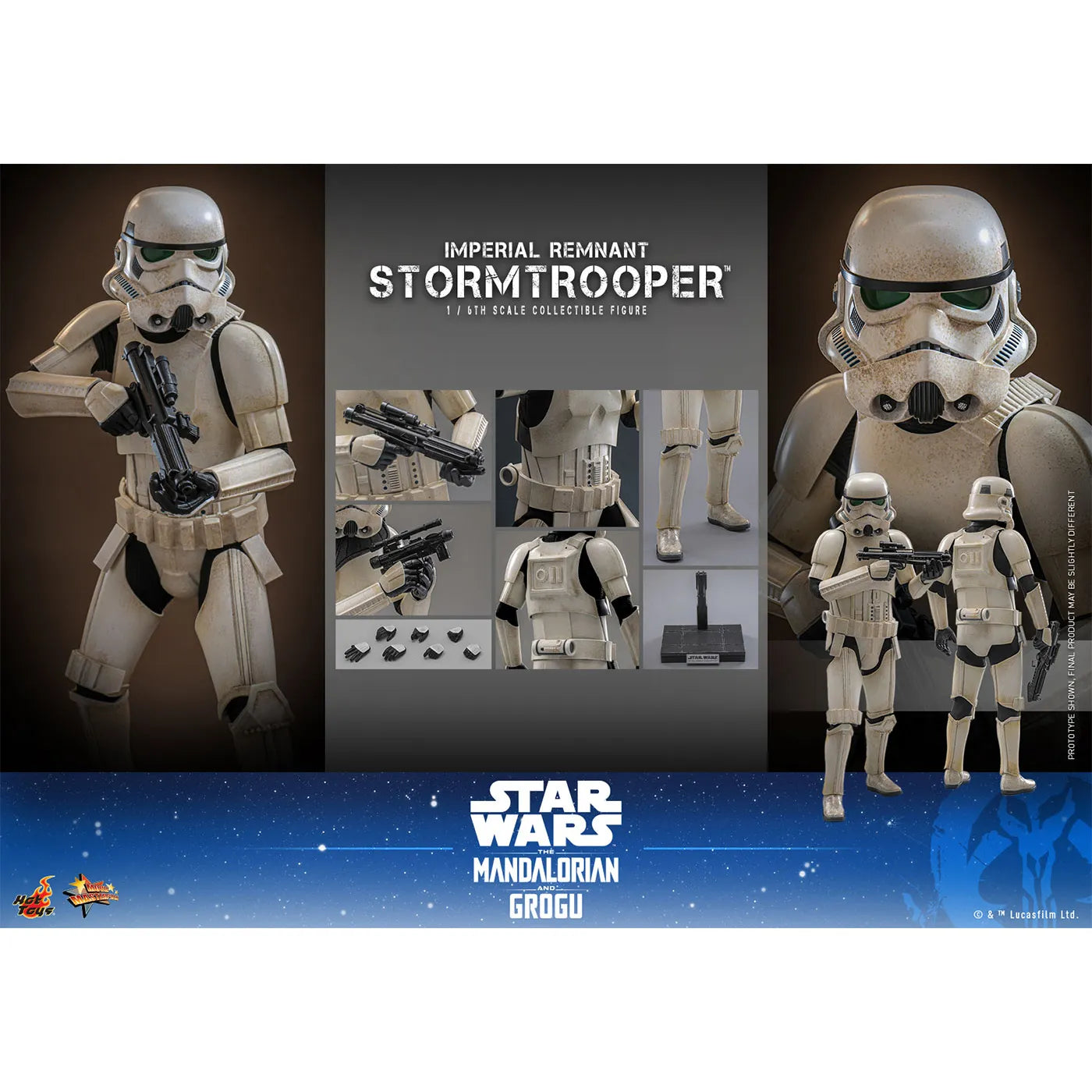 「スター・ウォーズ／マンダロリアン・アンド・グローグー」1/6スケールフィギュア インペリアル・レムナント ストームトルーパー（ムービーマスターピース）