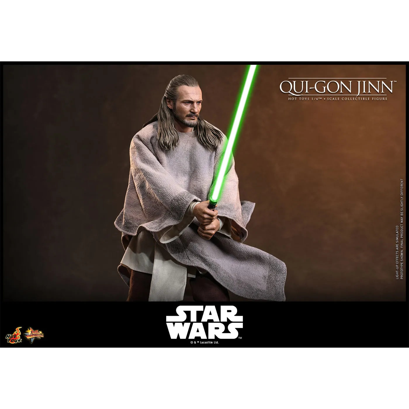 「スター・ウォーズ」1/6スケールフィギュア クワイ＝ガン・ジン（2.0版）(エピソード1／ファントム・メナス ムービー・マスターピース)　