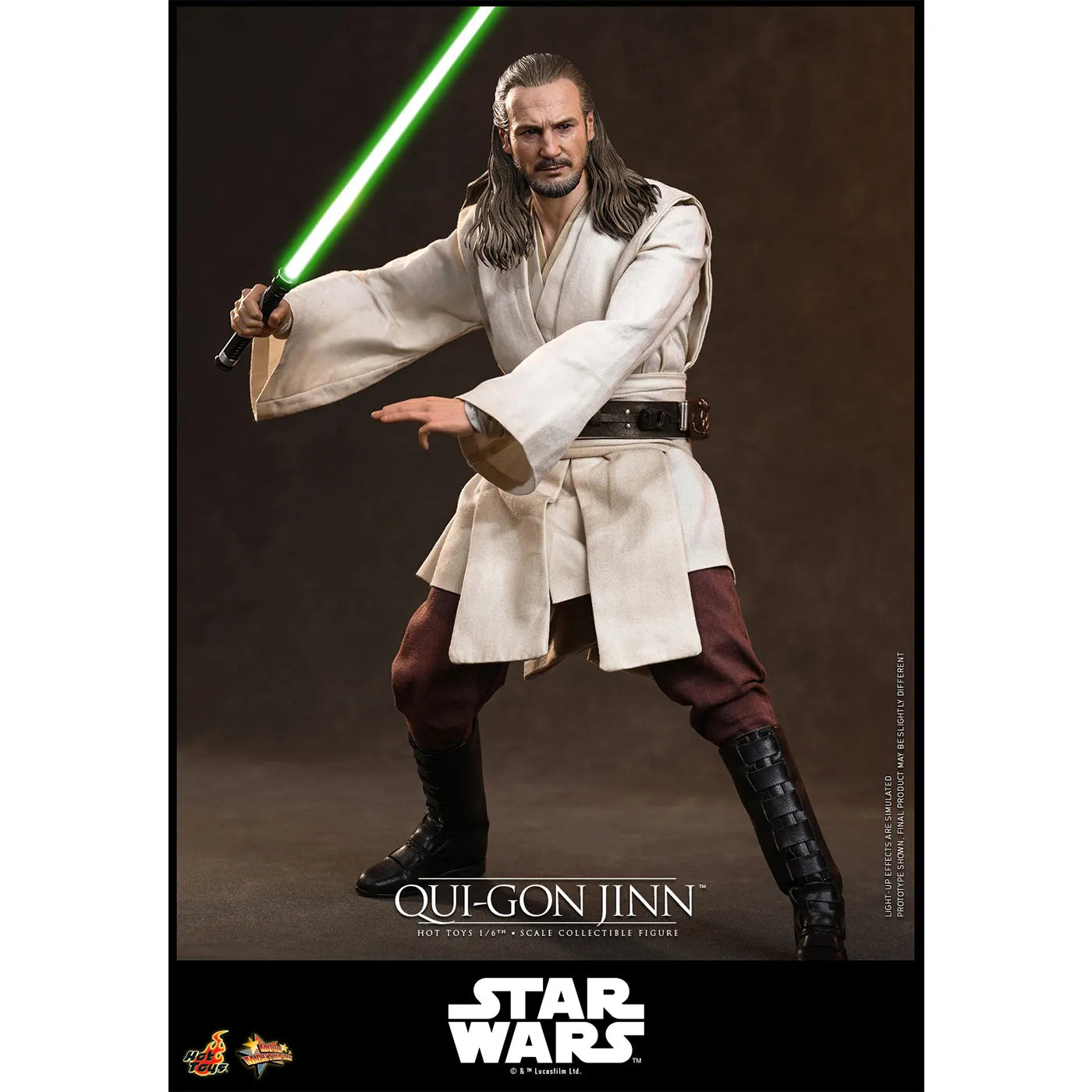 「スター・ウォーズ」1/6スケールフィギュア クワイ＝ガン・ジン（2.0版）(エピソード1／ファントム・メナス ムービー・マスターピース)　