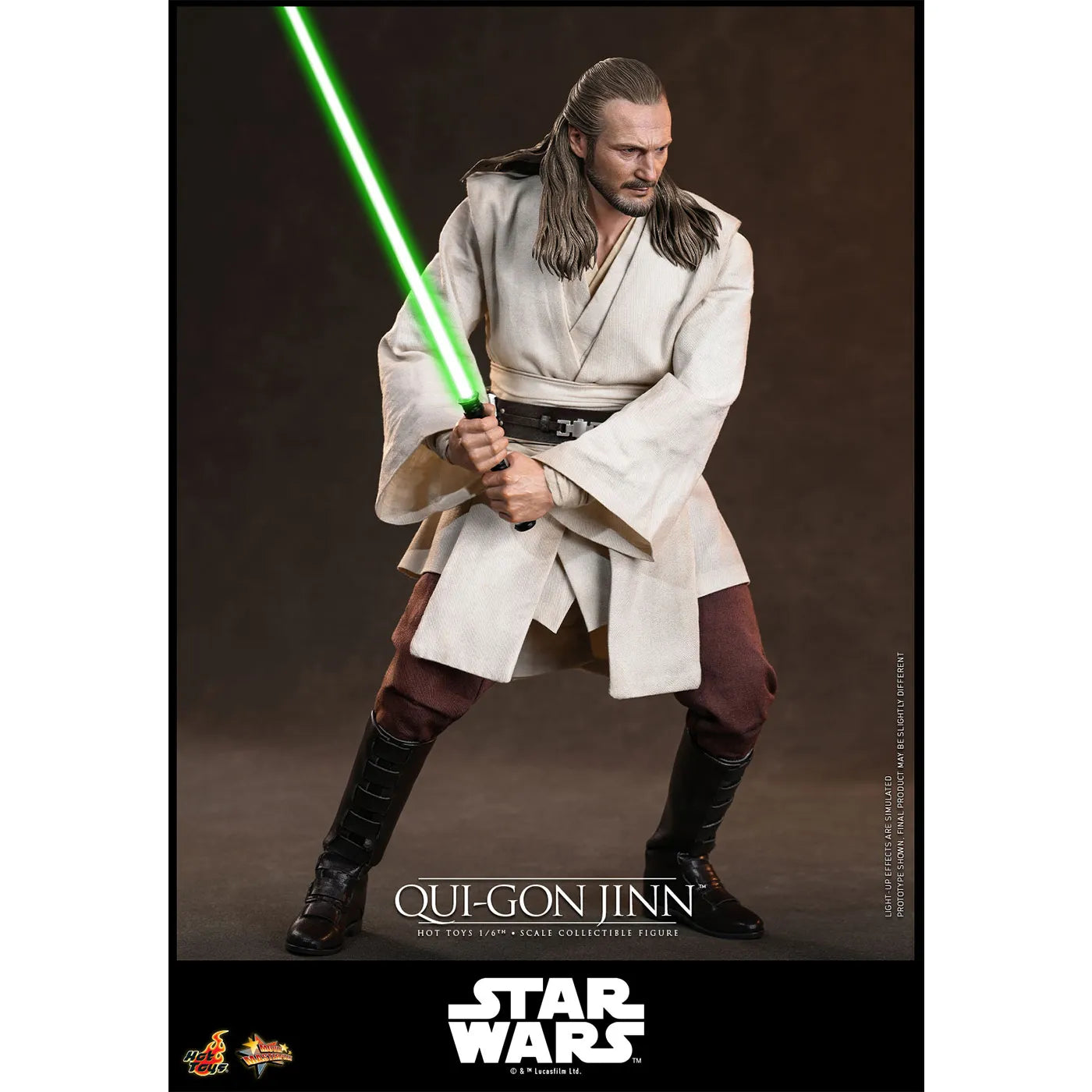 「スター・ウォーズ」1/6スケールフィギュア クワイ＝ガン・ジン（2.0版）(エピソード1／ファントム・メナス ムービー・マスターピース)　