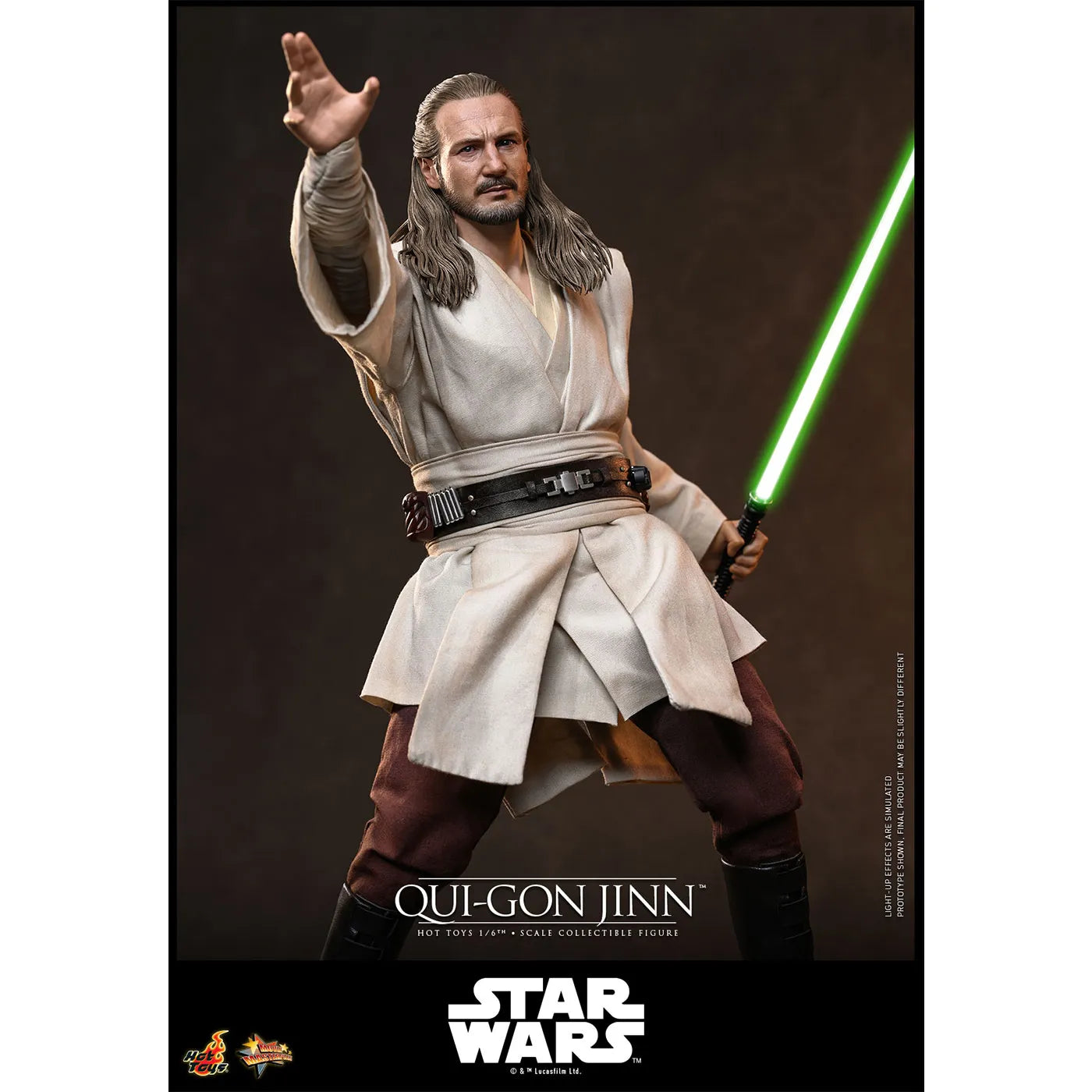 「スター・ウォーズ」1/6スケールフィギュア クワイ＝ガン・ジン（2.0版）(エピソード1／ファントム・メナス ムービー・マスターピース)　