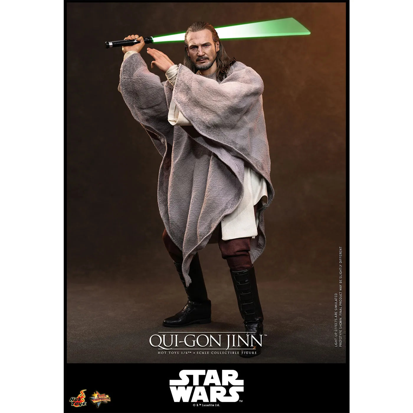 「スター・ウォーズ」1/6スケールフィギュア クワイ＝ガン・ジン（2.0版）(エピソード1／ファントム・メナス ムービー・マスターピース)　