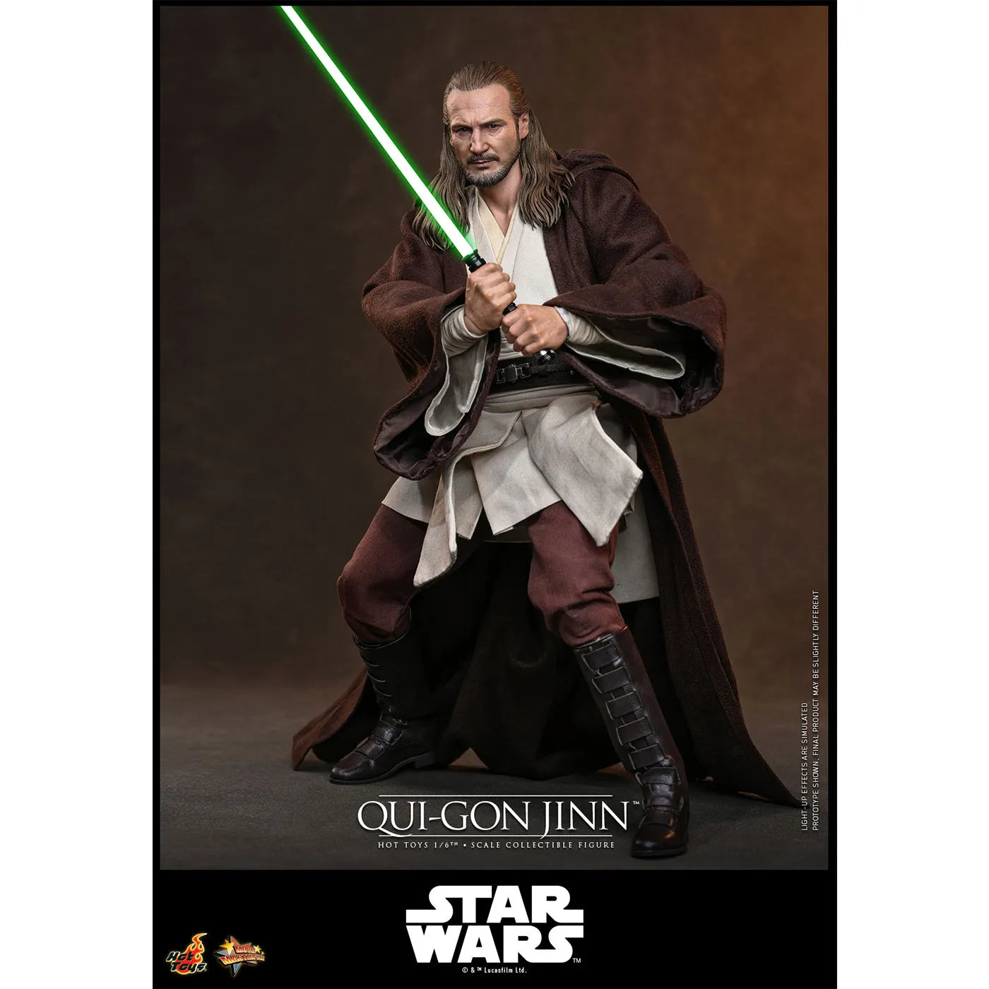 「スター・ウォーズ」1/6スケールフィギュア クワイ＝ガン・ジン（2.0版）(エピソード1／ファントム・メナス ムービー・マスターピース)　