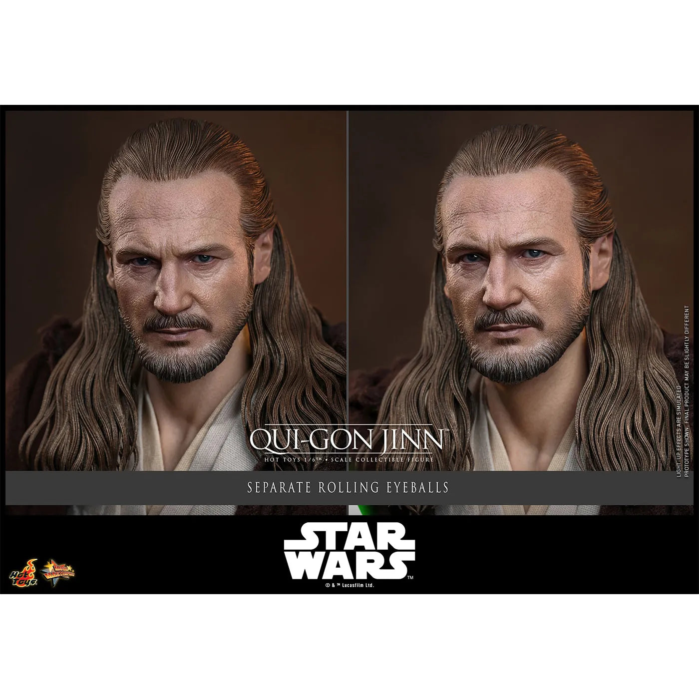「スター・ウォーズ」1/6スケールフィギュア クワイ＝ガン・ジン（2.0版）(エピソード1／ファントム・メナス ムービー・マスターピース)　