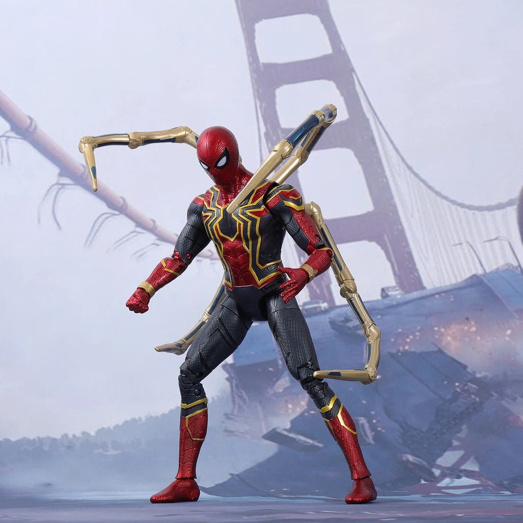 マーベル 映画「アベンジャーズ／インフィニティ・ウォー」14インチ アイアンスパイダーマン(14インチ Cシリーズ、ライトスタンド付き)