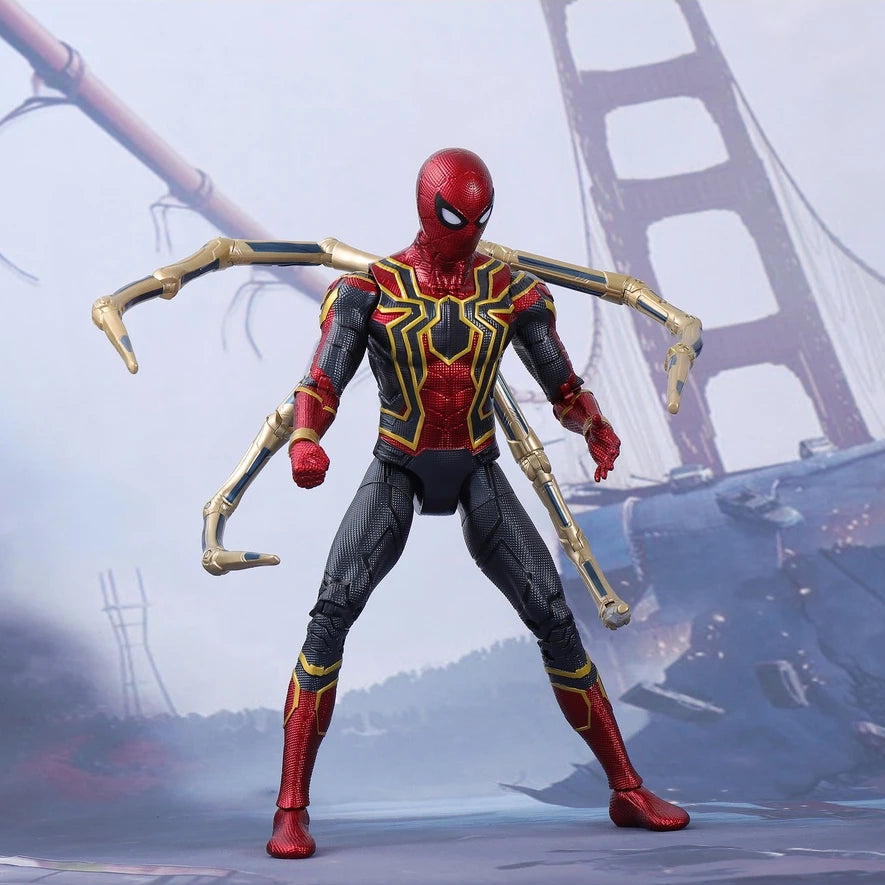 マーベル 映画「アベンジャーズ／インフィニティ・ウォー」14インチ アイアンスパイダーマン(14インチ Cシリーズ、ライトスタンド付き)