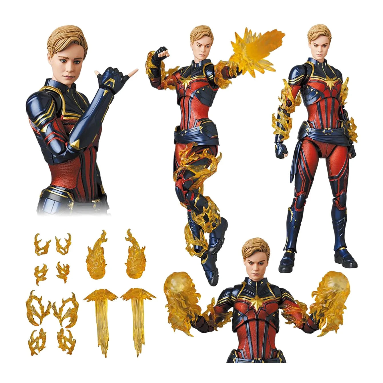 「マーベル」キャプテン・マーベル フィギュア（MAFEX キャプテン・マーベル エンドゲーム Ver.）