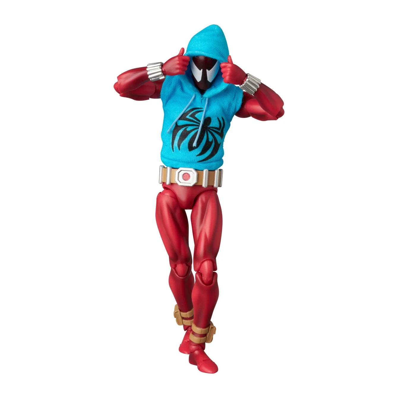 「マーベル」スカーレットスパイダーマン フィギュア（MAFEX スカーレットスパイダーマン コミック Ver.）