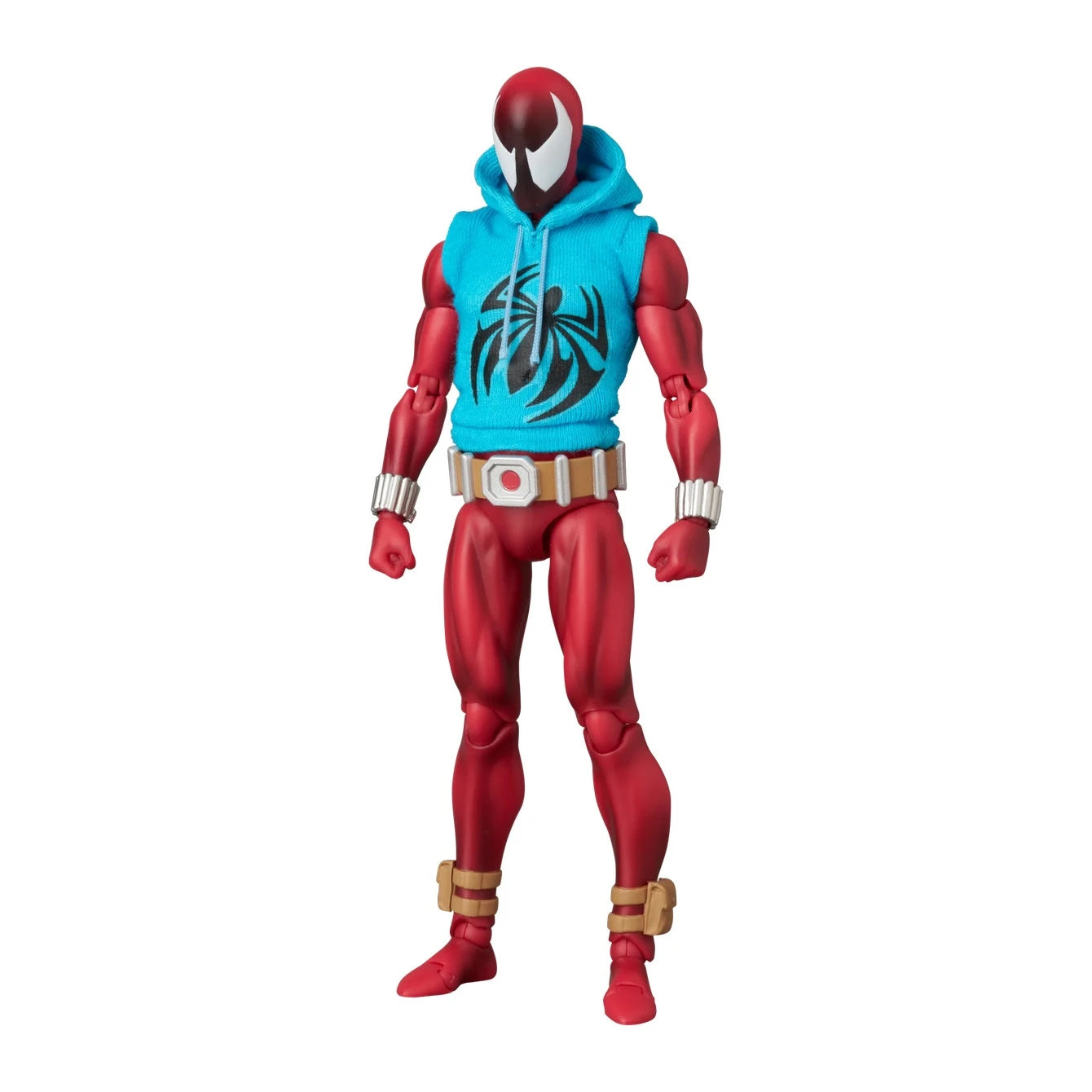 「マーベル」スカーレットスパイダーマン フィギュア（MAFEX スカーレットスパイダーマン コミック Ver.）