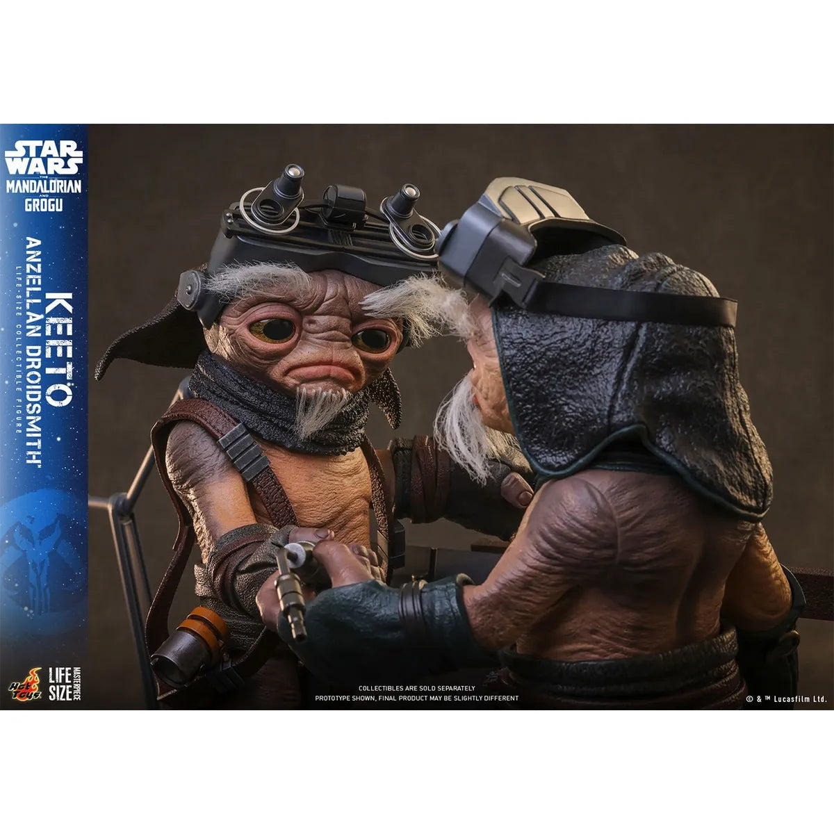 「スター・ウォーズ／マンダロリアン・アンド・グローグー」1/1スケールフィギュア　キート(ライフサイズ・マスターピース アンゼラ人／ドロイド修理屋)