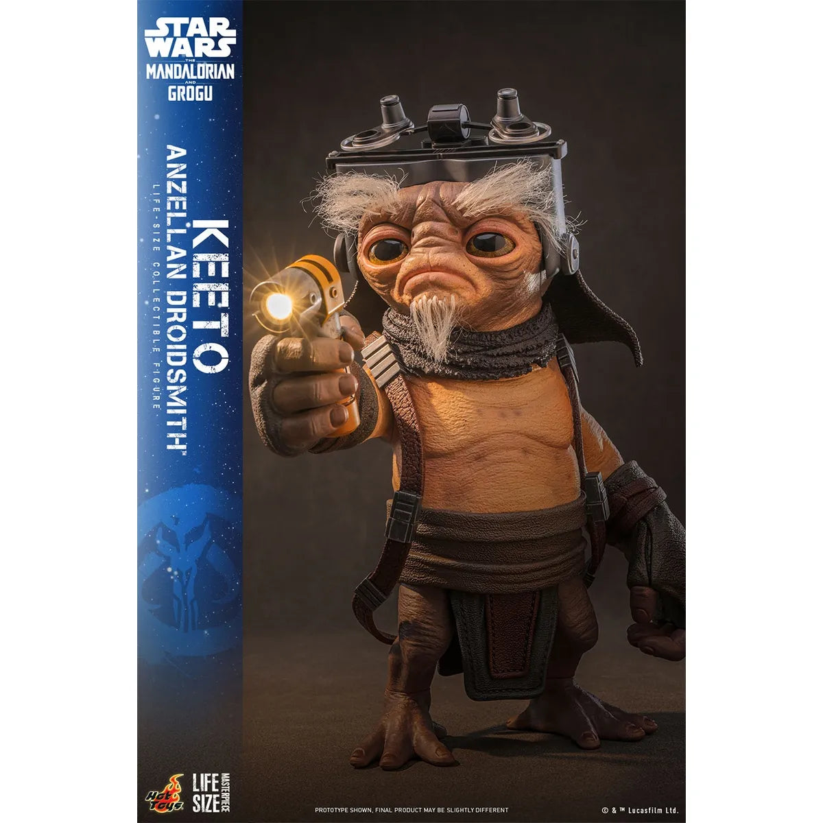 「スター・ウォーズ／マンダロリアン・アンド・グローグー」1/1スケールフィギュア　キート(ライフサイズ・マスターピース アンゼラ人／ドロイド修理屋)