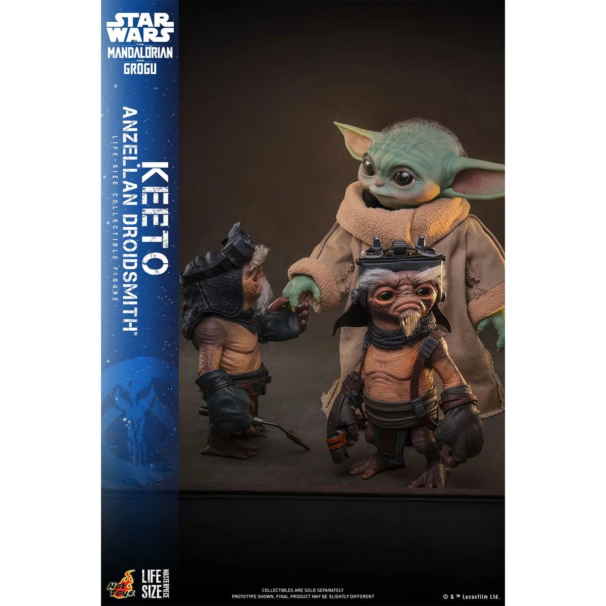 「スター・ウォーズ／マンダロリアン・アンド・グローグー」1/1スケールフィギュア　キート(ライフサイズ・マスターピース アンゼラ人／ドロイド修理屋)